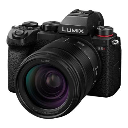 Panasonic LUMIX S5D + SR28200 - zestaw, pełnoklatkowy aparat bezlusterkowy z obiektywem 28-200mm f/4-7.1 MACRO, DC-S5DHE